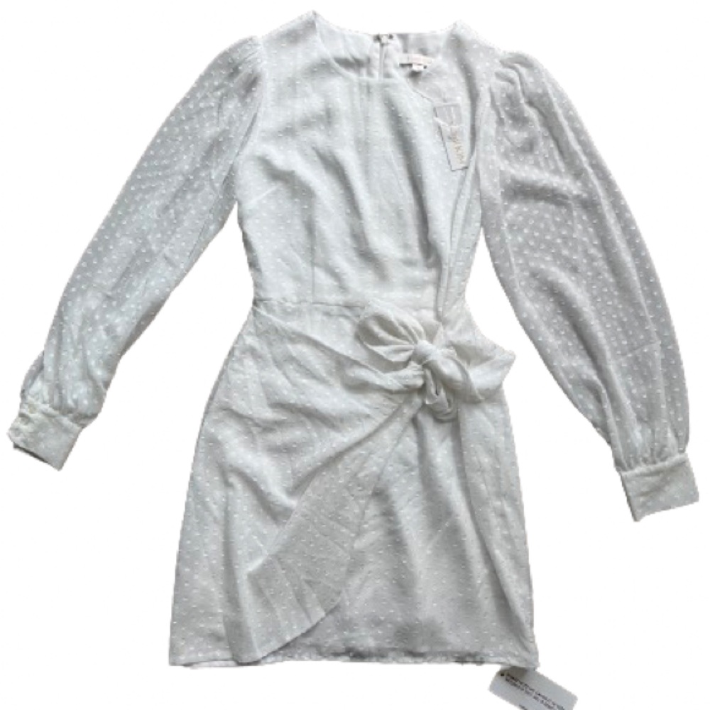 YUMI KIM white wrap dress